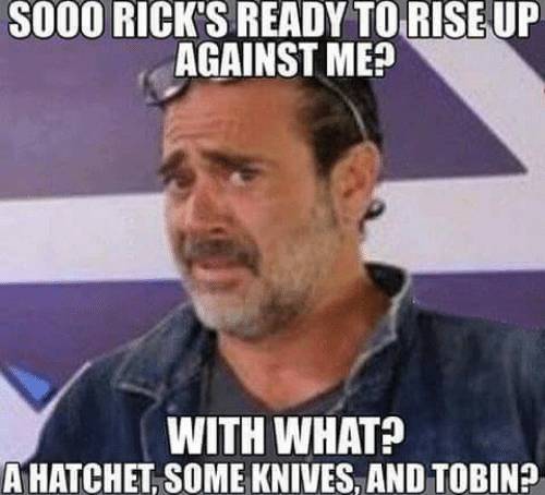 The Walking Dead 25 Rick Vs Negan Memes That Show Who The Real Leader Is The Walking Dead 25 Rick Vs Negan Memes That Show Who The Real Leader Is